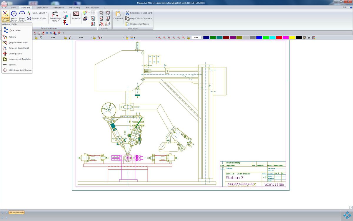 Megacad Lt Einstieg In Cad